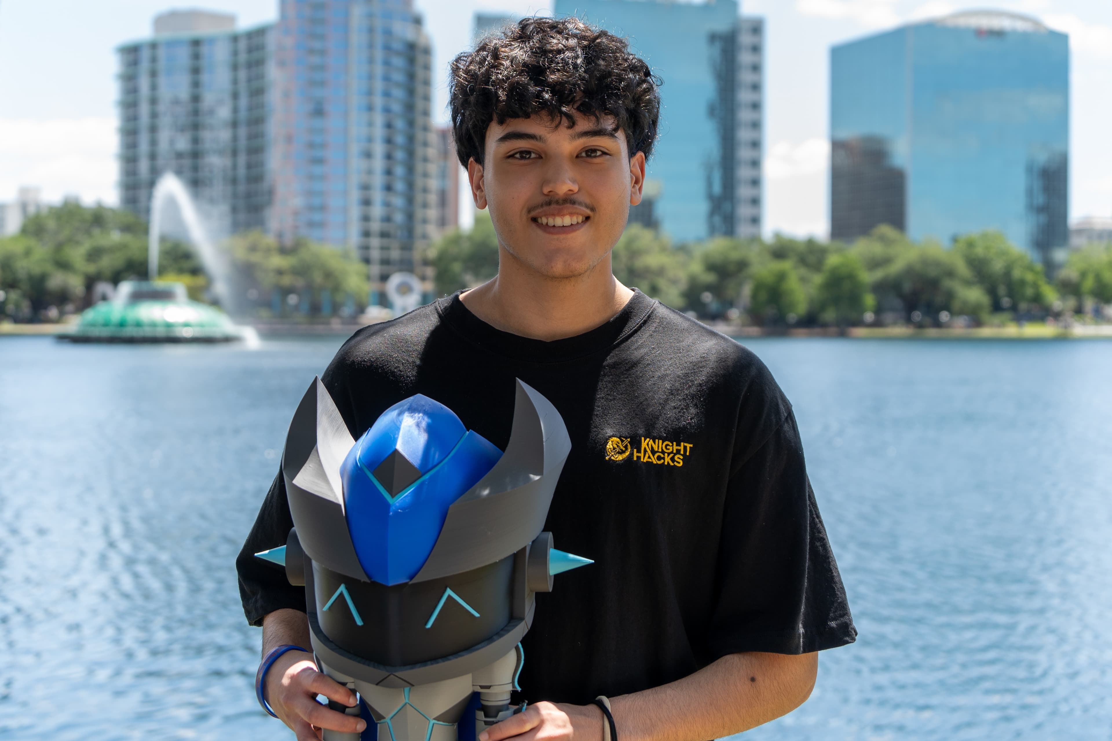 Alejandro Jaimes alongside TK